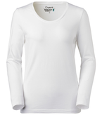 T-skjorte dame langermet Segers 6110-199 Sort XL
