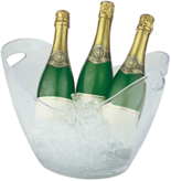 Vin- og champagnebolle transparent 16liter