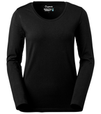 T-skjorte dame langermet Segers 6110-199 Sort XL